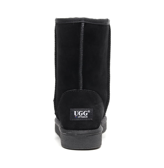 UGG 1978AUS Classic Short Boots – Premium Australian Sheepskin, Water Resistant, Anti-Slip Suede Winter Boots for Men & Women
