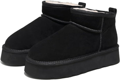 UGG 1978AUS Women’s Ultra Mini Platform Boots – Premium Australian Wool, Water-Resistant & Anti-Slip Winter Comfort