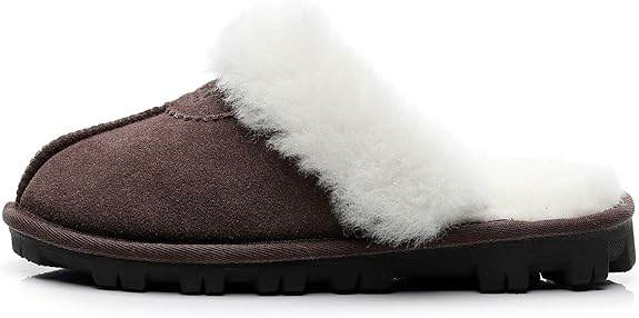 UGG 1978AUS Men’s & Women’s Sheepskin Slippers – Premium Australian Wool, Fluffy Fur & Special Anti-Slip Outsole