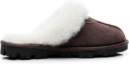 UGG 1978AUS Men’s & Women’s Sheepskin Slippers – Premium Australian Wool, Fluffy Fur & Special Anti-Slip Outsole