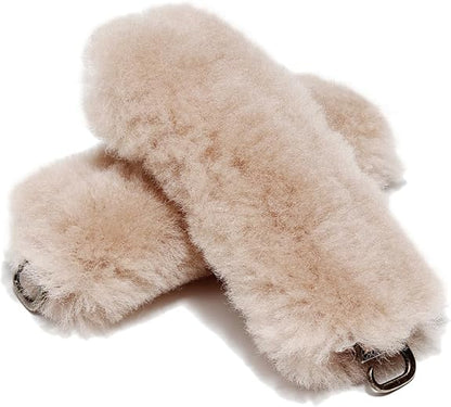 UGG 1978AUS Women’s 3-Way Sheepskin Slippers – Convertible Slingback with Removable Wool Strap, Perfect Gift Choice