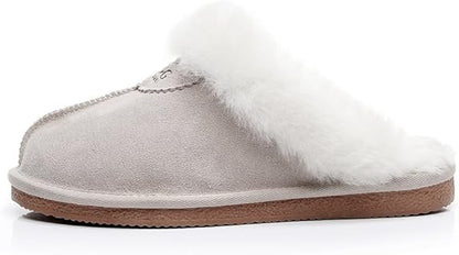 UGG 1978AUS Slippers – Premium Australian Sheepskin, Anti-Slip Fluffy Fur, Ultra-Warm Indoor/Outdoor Comfort