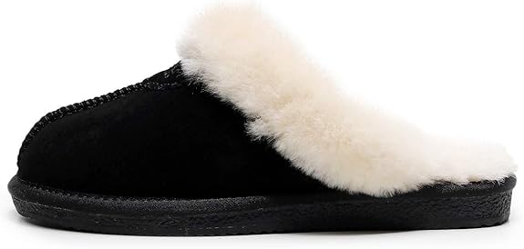 UGG 1978AUS Slippers – Premium Australian Sheepskin, Anti-Slip Fluffy Fur, Ultra-Warm Indoor/Outdoor Comfort