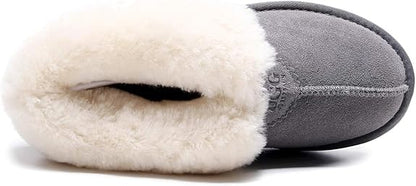UGG 1978AUS Women’s & Men’s Ankle Slippers – Premium Australian Sheepskin, Anti-Slip, Ultra-Warm & Comfortable