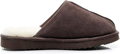 UGG 1978AUS Classic Men’s Slippers – Premium Australian Sheepskin, Anti-Slip & Ultra-Warm Winter Comfort