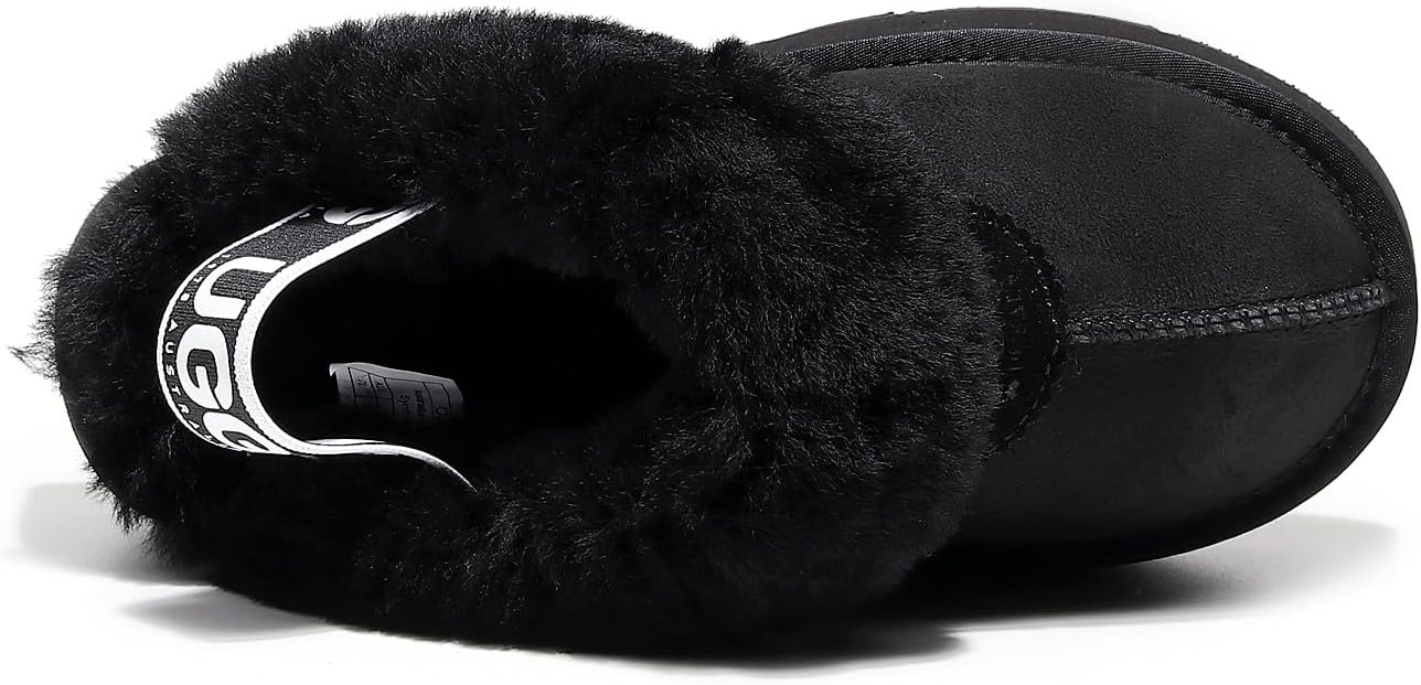 UGG 1978AUS Women's Platform Slippers - Australian Sheepskin with Elastic Ankle Strap