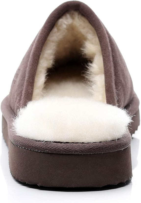 UGG 1978AUS Classic Men’s Slippers – Premium Australian Sheepskin, Anti-Slip & Ultra-Warm Winter Comfort