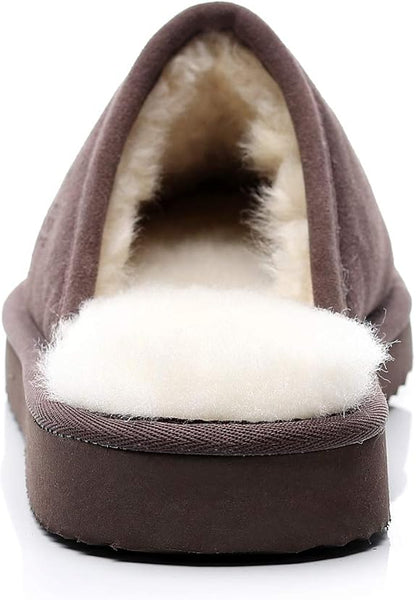 UGG 1978AUS Classic Men’s Slippers – Premium Australian Sheepskin, Anti-Slip & Ultra-Warm Winter Comfort