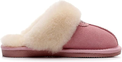 UGG 1978AUS Slippers – Premium Australian Sheepskin, Anti-Slip Fluffy Fur, Ultra-Warm Indoor/Outdoor Comfort