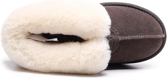 UGG 1978AUS Women’s & Men’s Ankle Slippers – Premium Australian Sheepskin, Anti-Slip, Ultra-Warm & Comfortable