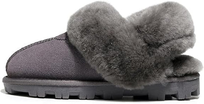 UGG 1978AUS Women’s 3-Way Sheepskin Slippers – Convertible Slingback with Removable Wool Strap, Perfect Gift Choice