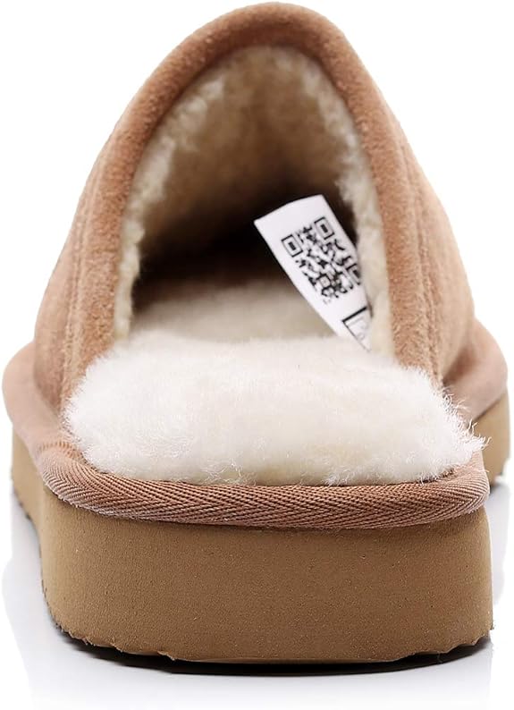 UGG 1978AUS Classic Men’s Slippers – Premium Australian Sheepskin, Anti-Slip & Ultra-Warm Winter Comfort