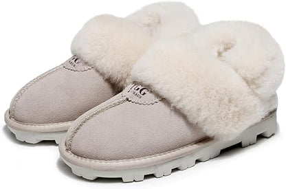UGG 1978AUS Women’s 3-Way Sheepskin Slippers – Convertible Slingback with Removable Wool Strap, Perfect Gift Choice