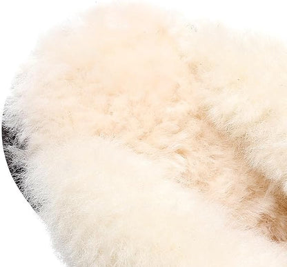 UGG 1978AUS Slippers – Premium Australian Sheepskin, Anti-Slip Fluffy Fur, Ultra-Warm Indoor/Outdoor Comfort