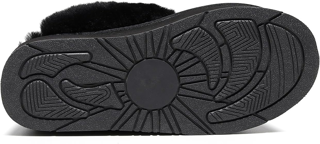 UGG 1978AUS Women's Platform Slippers - Australian Sheepskin with Elastic Ankle Strap