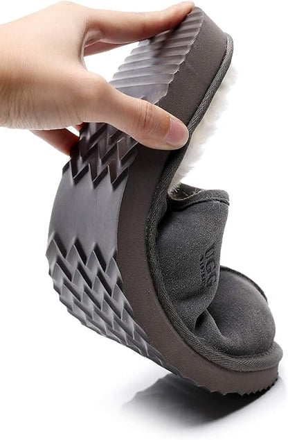 UGG 1978AUS Classic Men’s Slippers – Premium Australian Sheepskin, Anti-Slip & Ultra-Warm Winter Comfort