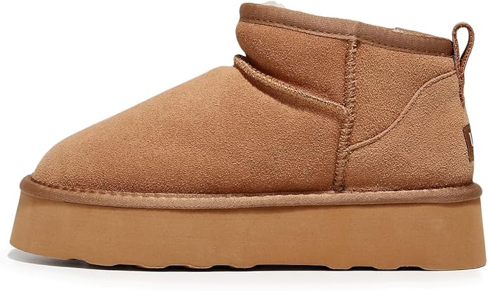 UGG 1978AUS Women’s Ultra Mini Platform Boots – Premium Australian Wool, Water-Resistant & Anti-Slip Winter Comfort