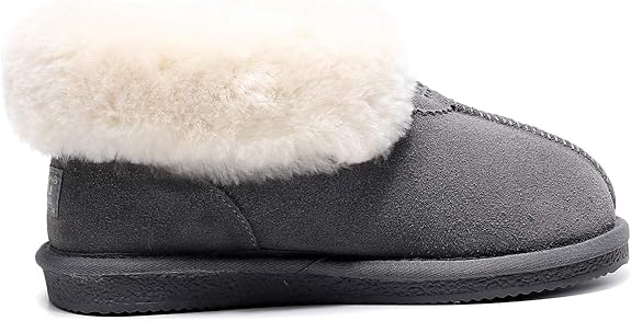 UGG 1978AUS Women’s & Men’s Ankle Slippers – Premium Australian Sheepskin, Anti-Slip, Ultra-Warm & Comfortable