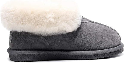 UGG 1978AUS Women’s & Men’s Ankle Slippers – Premium Australian Sheepskin, Anti-Slip, Ultra-Warm & Comfortable