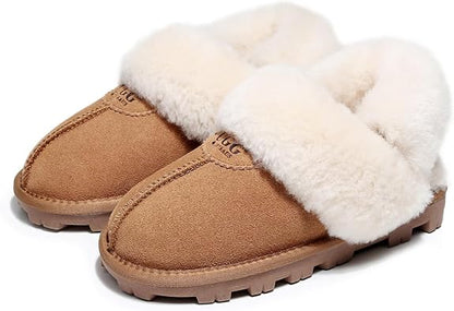 UGG 1978AUS Women’s 3-Way Sheepskin Slippers – Convertible Slingback with Removable Wool Strap, Perfect Gift Choice
