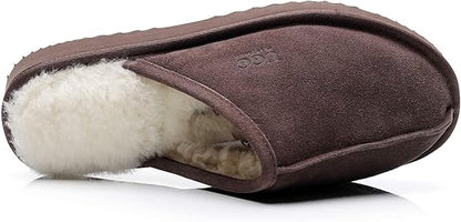 UGG 1978AUS Classic Men’s Slippers – Premium Australian Sheepskin, Anti-Slip & Ultra-Warm Winter Comfort