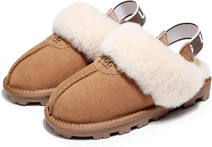 UGG 1978AUS Women’s 3-Way Sheepskin Slippers – Convertible Slingback with Removable Wool Strap, Perfect Gift Choice