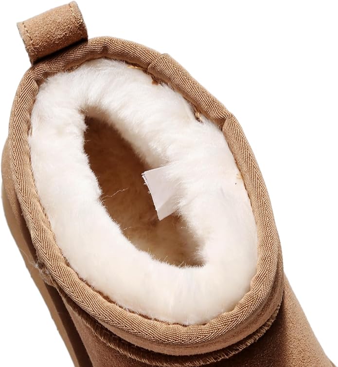 UGG 1978AUS Women’s Ultra Mini Platform Boots – Premium Australian Wool, Water-Resistant & Anti-Slip Winter Comfort