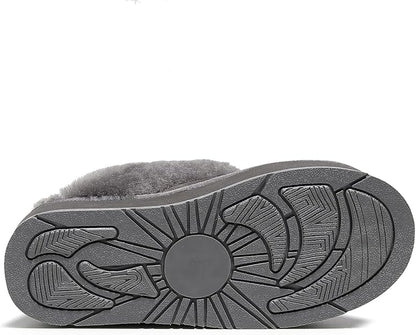 UGG 1978AUS Women's Platform Slippers - Australian Sheepskin with Elastic Ankle Strap