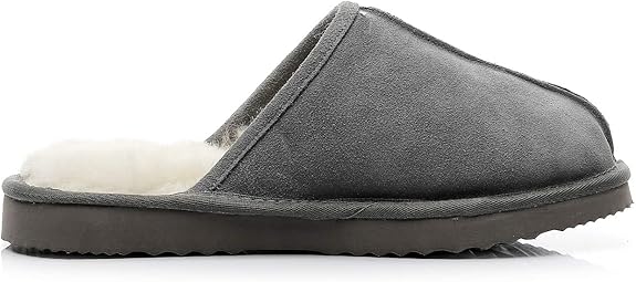 UGG 1978AUS Classic Men’s Slippers – Premium Australian Sheepskin, Anti-Slip & Ultra-Warm Winter Comfort