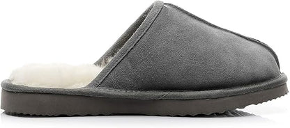 UGG 1978AUS Classic Men’s Slippers – Premium Australian Sheepskin, Anti-Slip & Ultra-Warm Winter Comfort