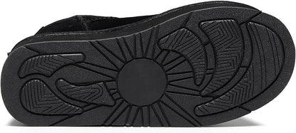 UGG 1978AUS Women’s Ultra Mini Platform Boots – Premium Australian Sheepskin, Water Resistant & Anti-Slip Suede Winter Snow Boots