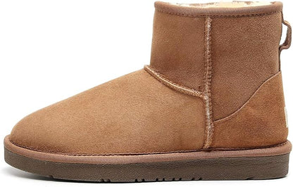 UGG 1978AUS Classic Mini Ankle Boots – Australian Twinface Sheepskin, Water Resistant & Durable Anti-Slip Sole for Men & Women