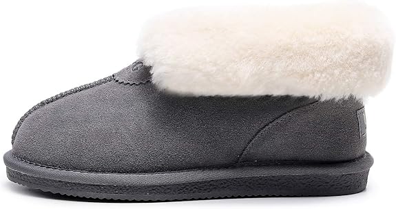 UGG 1978AUS Women’s & Men’s Ankle Slippers – Premium Australian Sheepskin, Anti-Slip, Ultra-Warm & Comfortable