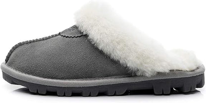 UGG 1978AUS Men’s & Women’s Sheepskin Slippers – Premium Australian Wool, Fluffy Fur & Special Anti-Slip Outsole
