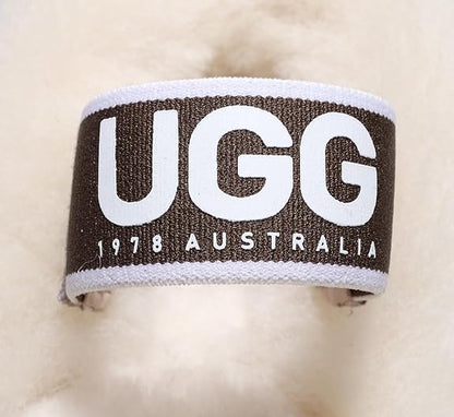 UGG 1978AUS Women’s 3-Way Sheepskin Slippers – Convertible Slingback with Removable Wool Strap, Perfect Gift Choice