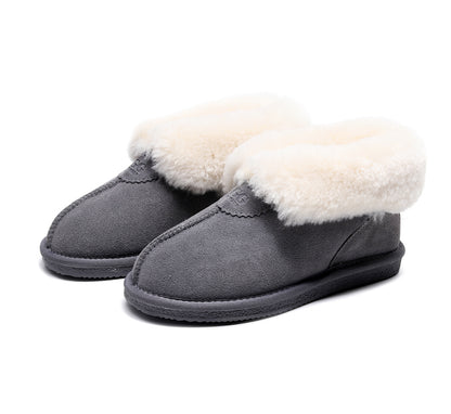 UGG 1978AUS Women’s & Men’s Ankle Slippers – Premium Australian Sheepskin, Anti-Slip, Ultra-Warm & Comfortable