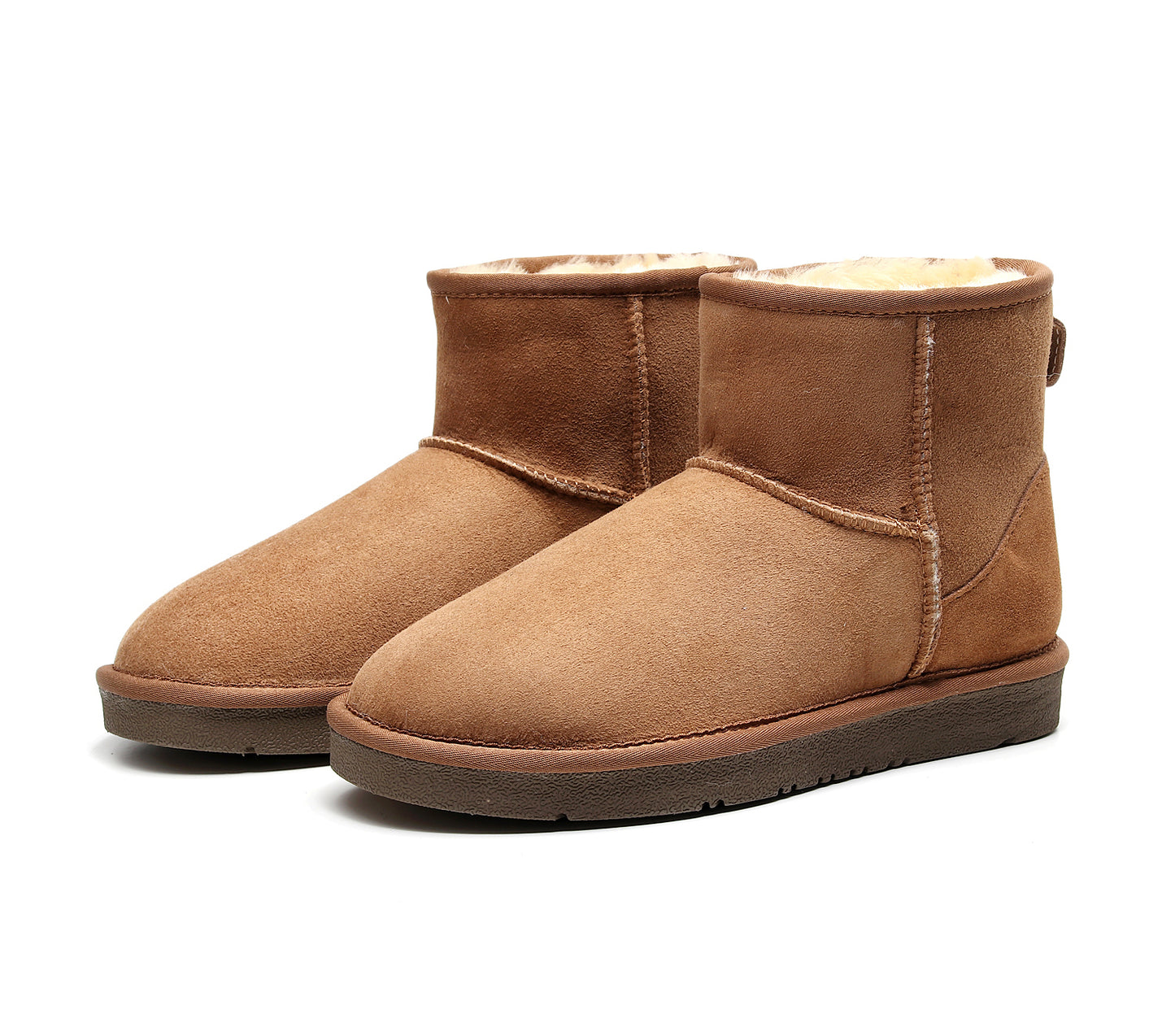 UGG 1978AUS Classic Mini Ankle Boots – Australian Twinface Sheepskin, Water Resistant & Durable Anti-Slip Sole for Men & Women