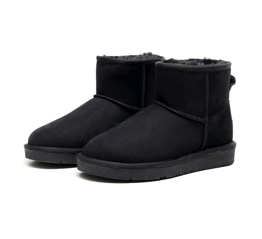 UGG 1978AUS Classic Mini Ankle Boots – Australian Twinface Sheepskin, Water Resistant & Durable Anti-Slip Sole for Men & Women
