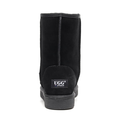 UGG 1978AUS Classic Short Boots – Premium Australian Sheepskin, Water Resistant, Anti-Slip Suede Winter Boots for Men & Women