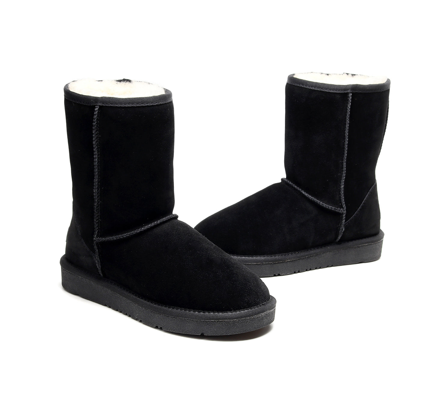 UGG 1978AUS Classic Short Boots – Premium Australian Sheepskin, Water Resistant, Anti-Slip Suede Winter Boots for Men & Women