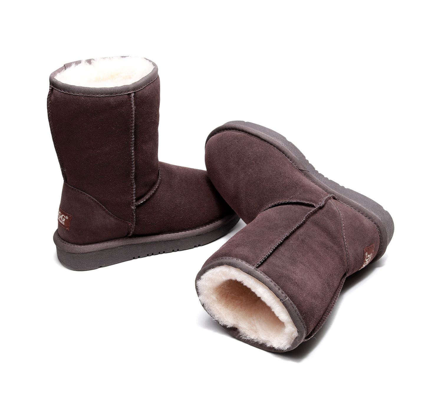 UGG 1978AUS Classic Short Boots – Premium Australian Sheepskin, Water Resistant, Anti-Slip Suede Winter Boots for Men & Women