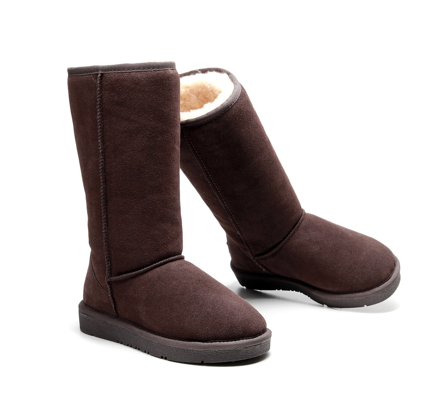UGG 1978AUS Classic Tall Boots – Premium Australian Twinface Sheepskin, Water Resistant & Anti-Slip Snow Boots for Men & Women