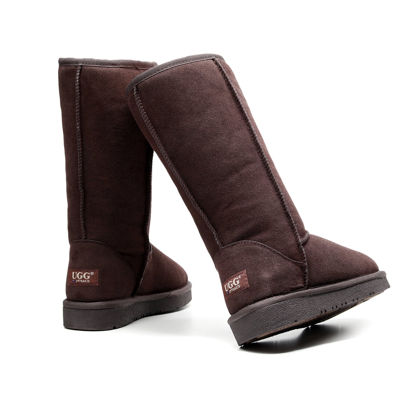 UGG 1978AUS Classic Tall Boots – Premium Australian Twinface Sheepskin, Water Resistant & Anti-Slip Snow Boots for Men & Women