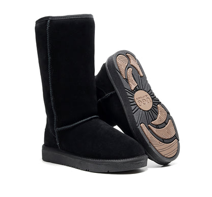 UGG 1978AUS Classic Tall Boots – Premium Australian Twinface Sheepskin, Water Resistant & Anti-Slip Snow Boots for Men & Women