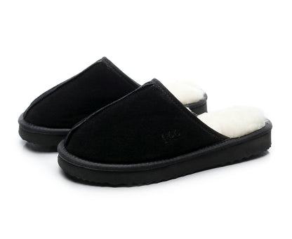 UGG 1978AUS Classic Men’s Slippers – Premium Australian Sheepskin, Anti-Slip & Ultra-Warm Winter Comfort
