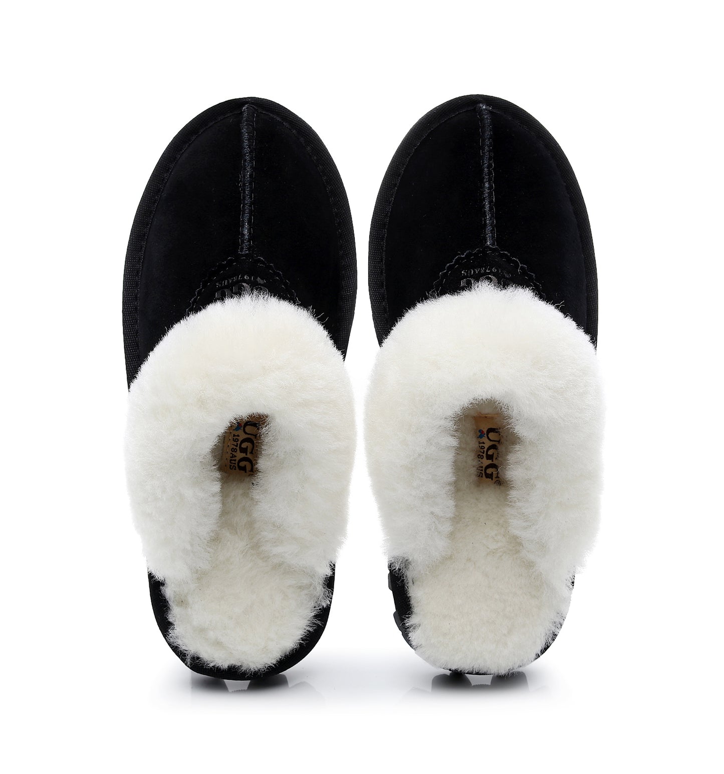 UGG 1978AUS Men’s & Women’s Sheepskin Slippers – Premium Australian Wool, Fluffy Fur & Special Anti-Slip Outsole