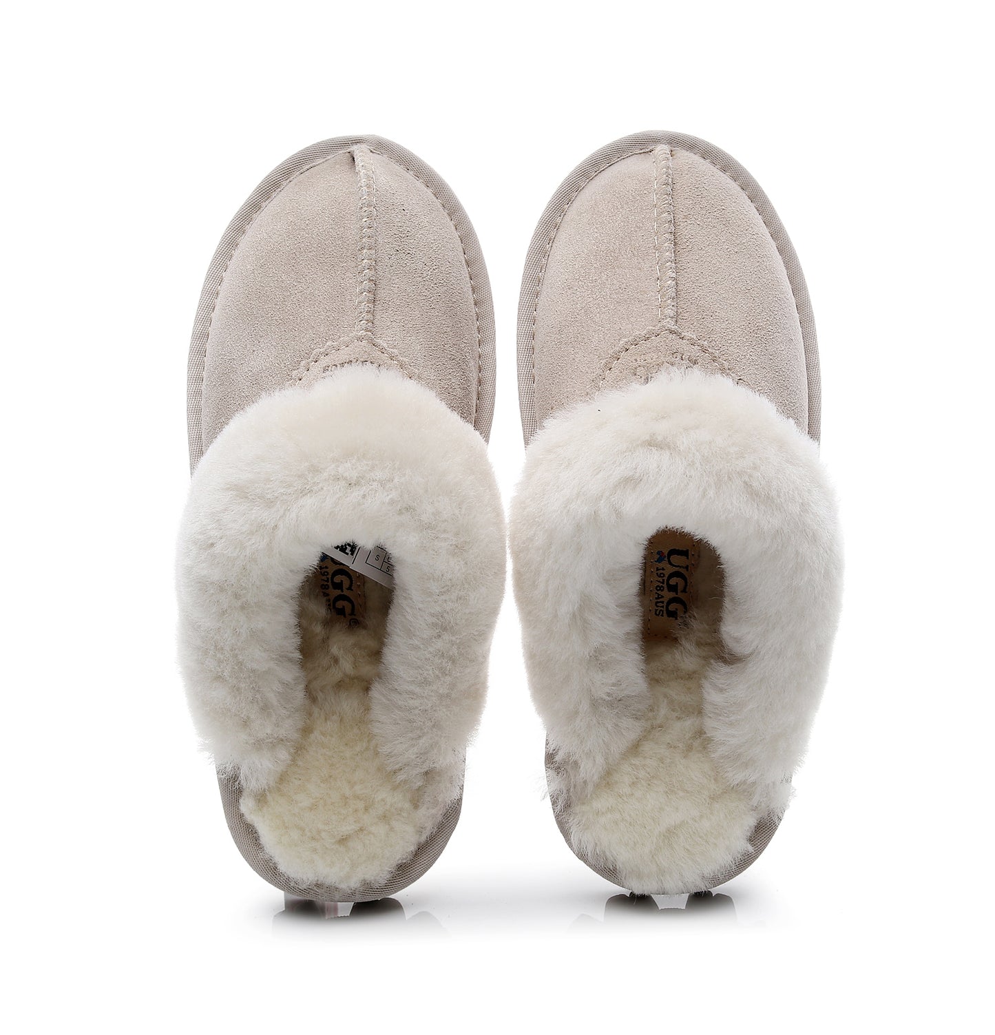 UGG 1978AUS Men’s & Women’s Sheepskin Slippers – Premium Australian Wool, Fluffy Fur & Special Anti-Slip Outsole