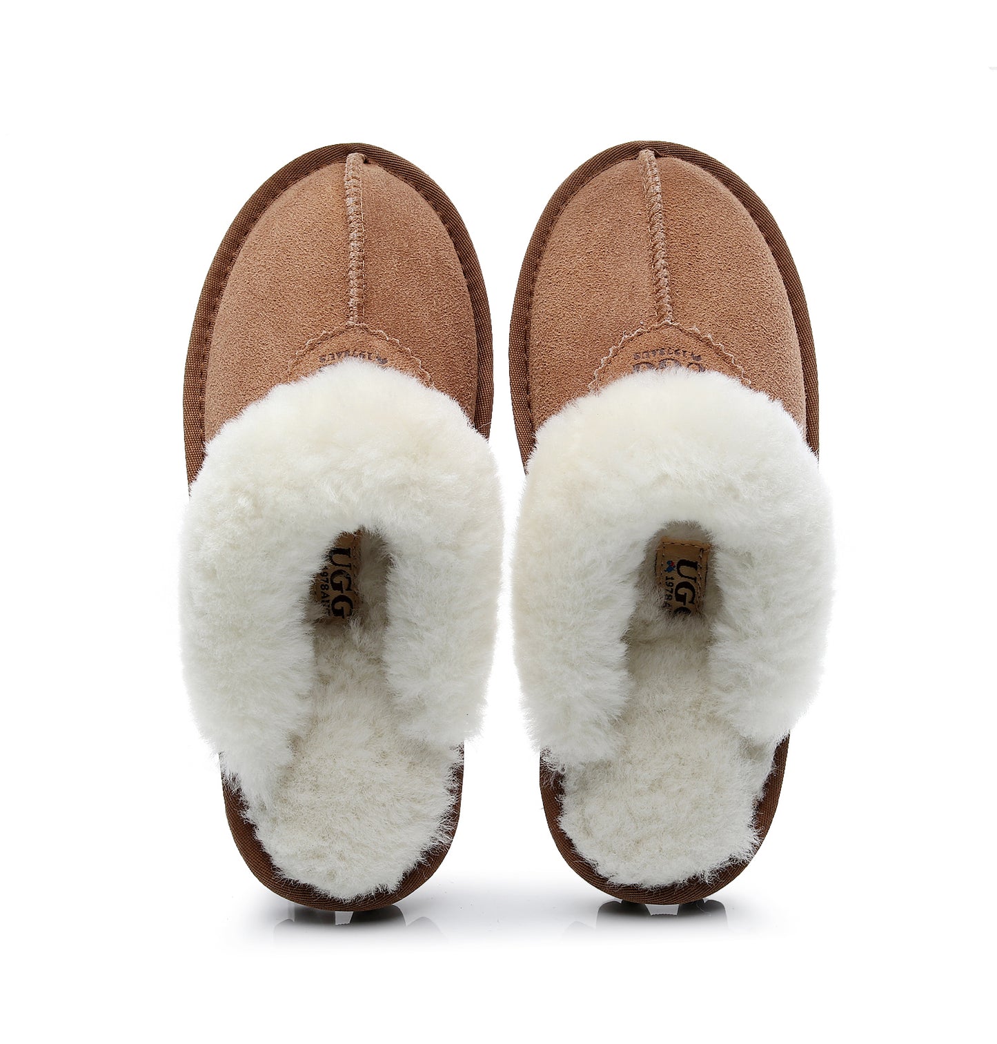 UGG 1978AUS Men’s & Women’s Sheepskin Slippers – Premium Australian Wool, Fluffy Fur & Special Anti-Slip Outsole