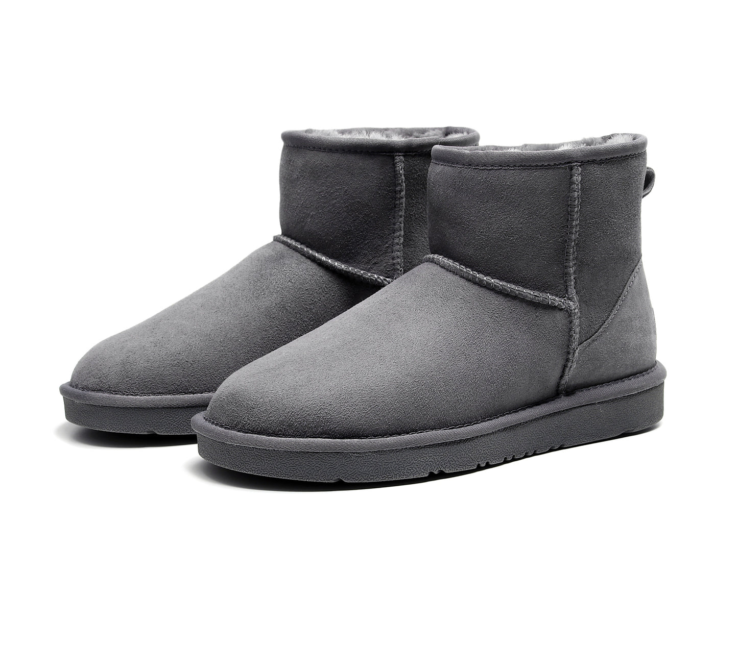UGG 1978AUS Classic Mini Ankle Boots – Australian Twinface Sheepskin, Water Resistant & Durable Anti-Slip Sole for Men & Women